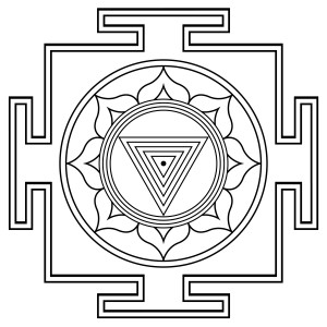 Kali-Yantra-Outline